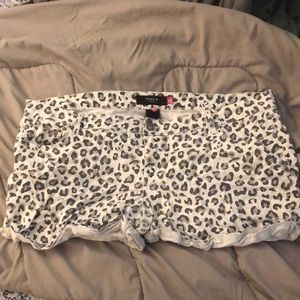 Leopard print shorts